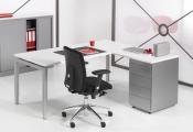 QBL1845 - L-bureau met ladenblok Q-Bic 180x160cm