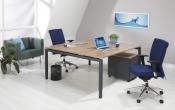 QA166 - Bureau- vergadertafel  Q-Bic Antra 160x160cm