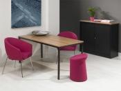 KT80 - Kantoortafel 80x80cm  Multibase-S