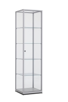 50LZ - Design vitrinekast 198,4x50x50cm haaks profiel