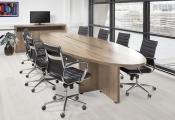 CA4214R - Manage-it ovale tafel 420x138cm 