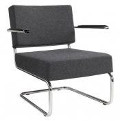 KB017 - Retro fauteuil in wolvilt stoffering