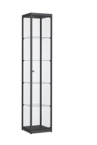 40LZ - Design vitrinekast 198,4x40x40cm haaks profiel