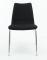 4-poots vergaderstoel F40 zwart/chroom 39361
