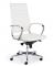 Design bureaustoel 601, hoge rug in wit PU 14242