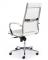 Design bureaustoel 601, hoge rug in wit PU 14244