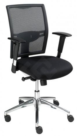 Bureaustoel Pro01 (Air01) met arml. zwart