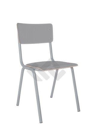 Zuiver Back to school stoel (set van 4)