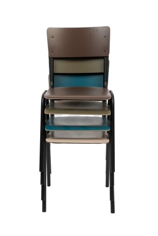 Zuiver Back to school stoel (set van 4)