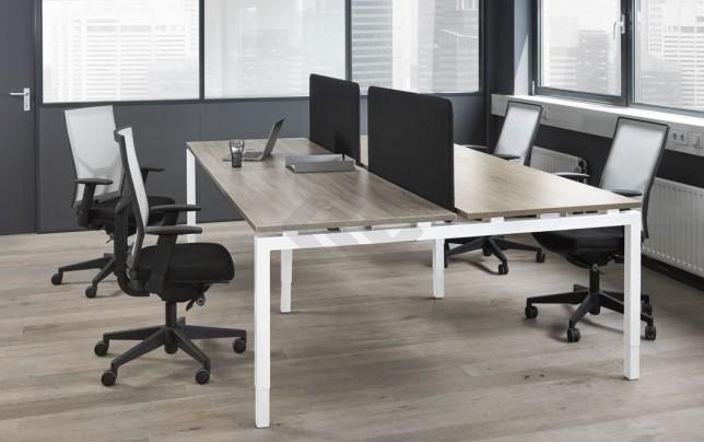 Bench werkplek Q-Bic White 360x165cm 