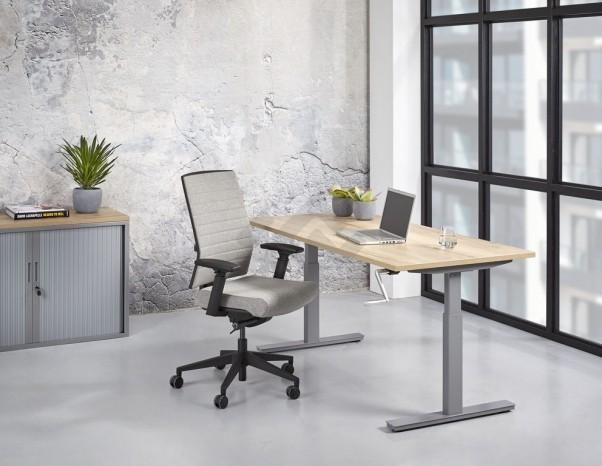 Zit/zit bureau met slinger 120x80cm