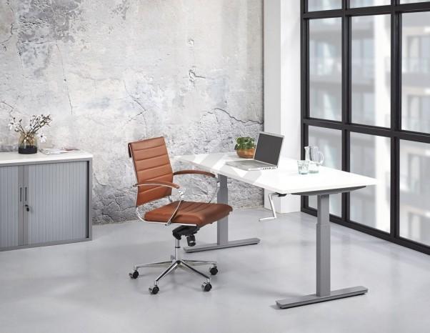 Zit/zit bureau met slinger 120x80cm