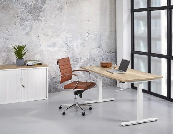 Zit/zit bureau met slinger 120x80cm