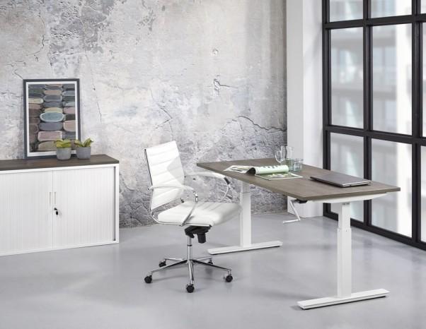 Zit/zit bureau met slinger 120x80cm