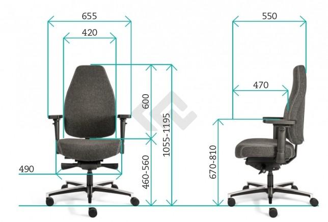 SAM Therapod X ergonomische bureaustoel 