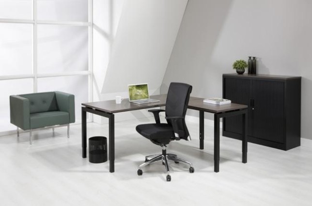 Aanbouwtafel Q-Bic Black 120x60cm