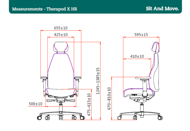 Sit And Move Therapod X Hoofdsteun