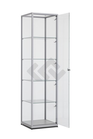 Design vitrinekast 198,4x40x40cm haaks profiel