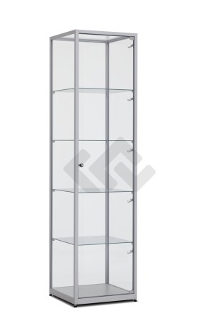 Design vitrinekast 198,4x40x40cm haaks profiel